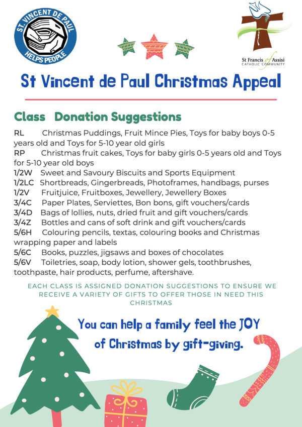 St Vincent De Paul Christmas appeal.png